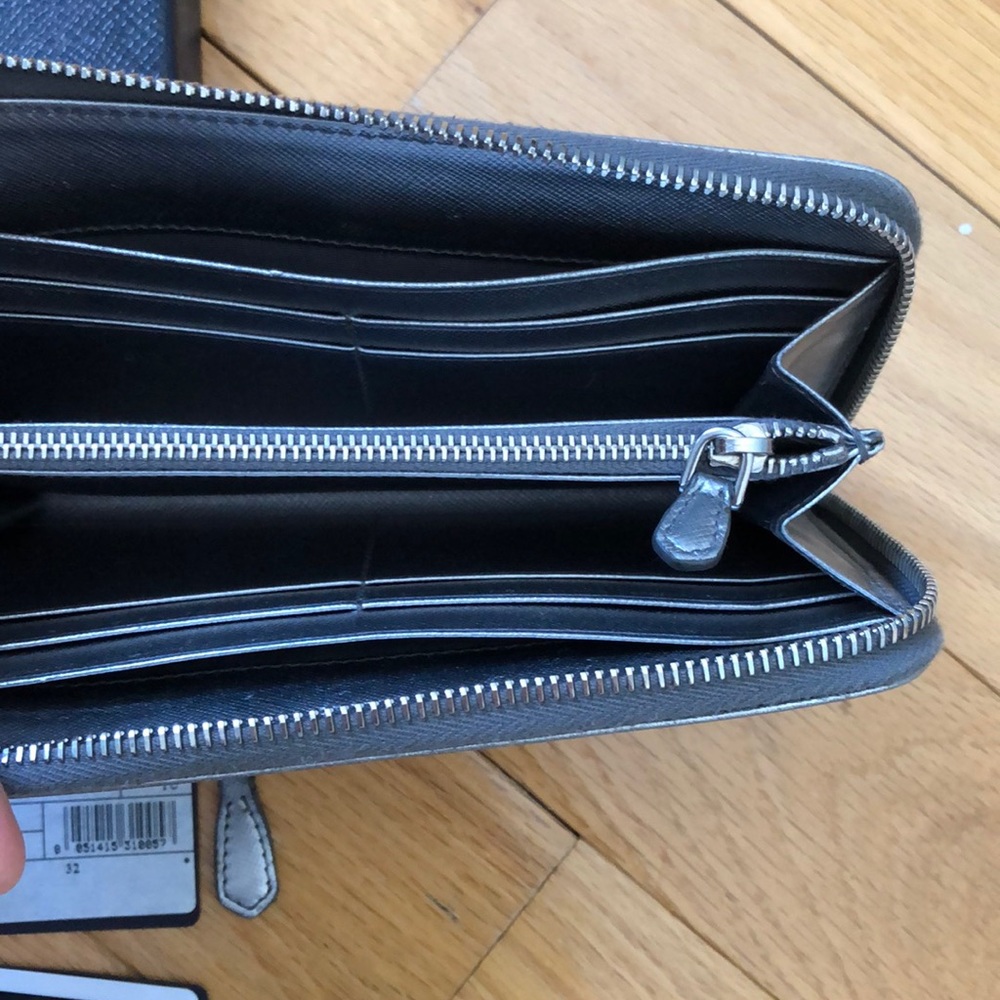 Prada Silver Continental Wallet - image 3